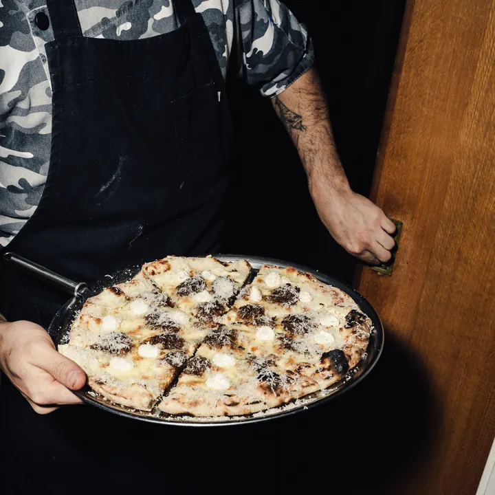 Presentación de pizza